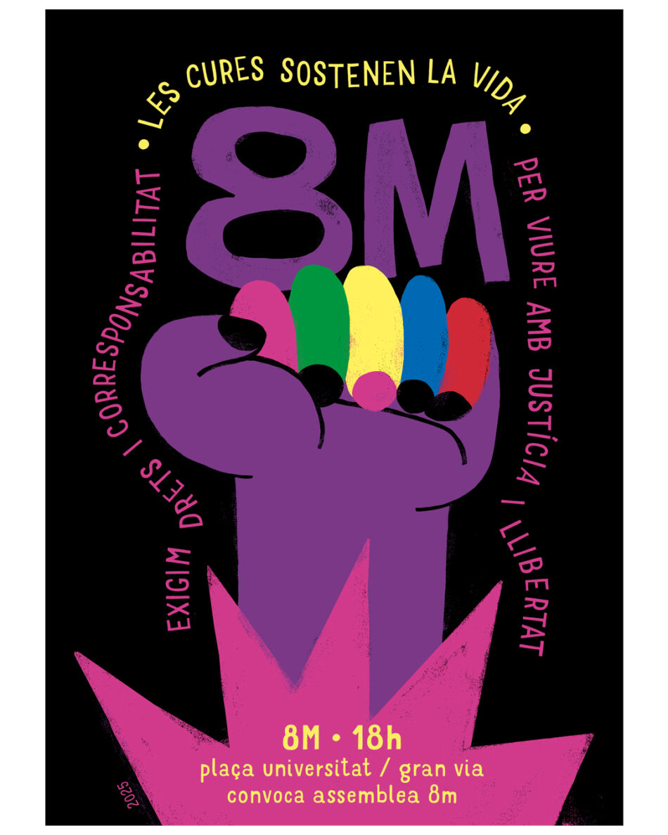 50 anys organitzant la manifestació unitària 8 de març 2025 a Barcelona -  Tercera Información - Tercera Información